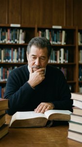 Library Reading Thoughtful