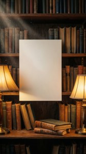 Library Shelf Poster