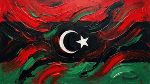 Libyan Flag Abstraction