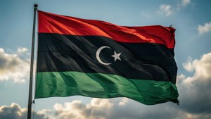 Libyan Flag Wave
