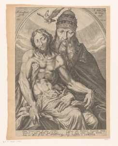 Lichaam van Christus op de schoot van God de Vader