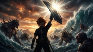 Light Against the Wave