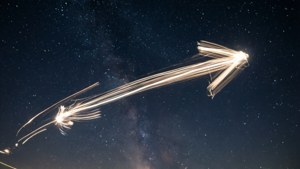 Light Trail Arrow