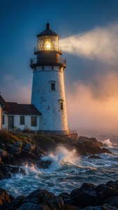 Lighthouse at Dawn