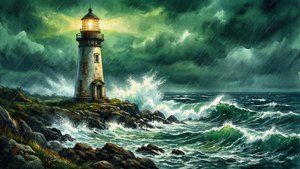Lighthouse Green Storm