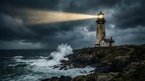 Lighthouse in Storm
