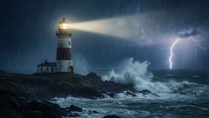 Lighthouse in Storm