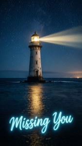 Lighthouse Neon Text