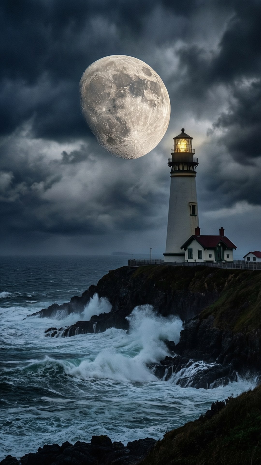 Lighthouse Perigee by Wallpapers.art Studio