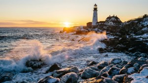 Lighthouse Winter Sunrise
