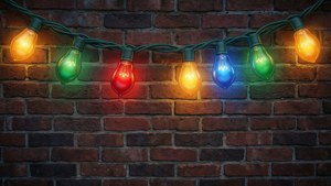 Lights on Brick Wall
