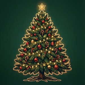 Lights SVG Tree