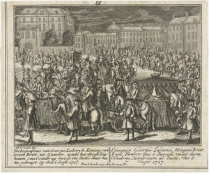 Lijkstatie van George I, koning van Engeland, 1727