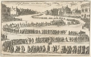 Lijkstatie van koningin Maria II Stuart, 1695
