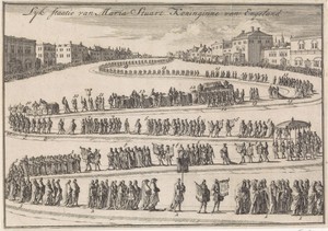 Lijkstatie van koningin Maria II Stuart, 1695