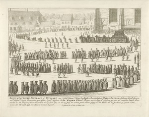 Lijkstatie van Maria Louise te Leeuwarden, 1765