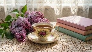 Lilacs & Teacup Spring