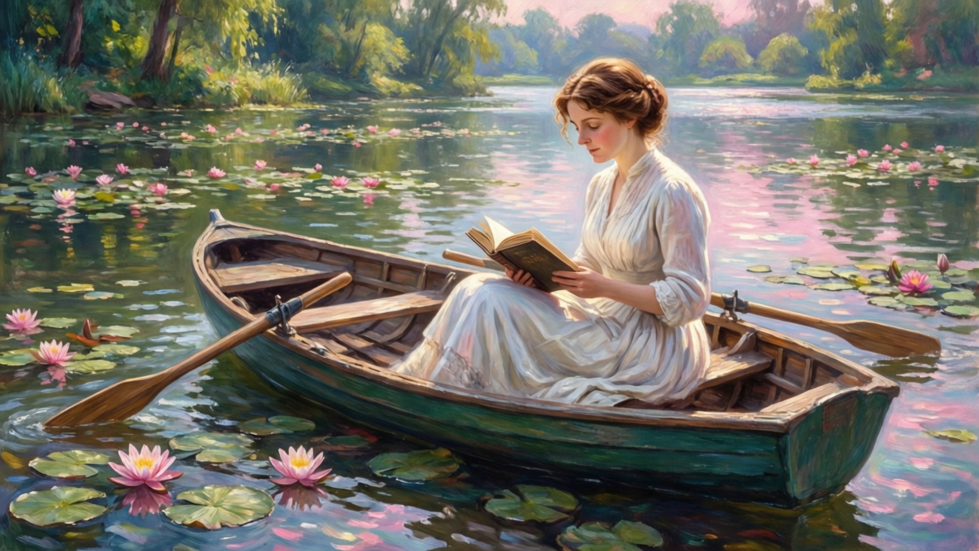 Lily Lake Dream by Wallpapers.art Studio