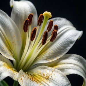 Lily Macro Detail