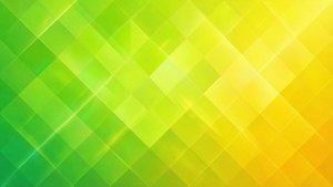 Lime Yellow Geometric Diamonds