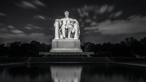 Lincoln Monochrome Night