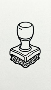 Line Art Approved Stamp