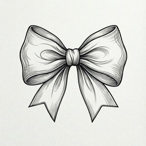 Line Art Bow