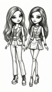 Line Art Bratz