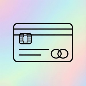 Line Art Card Icon