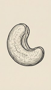 Line Art Cashew