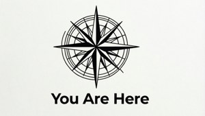 Line Art Compass