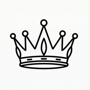 Line Art Crown