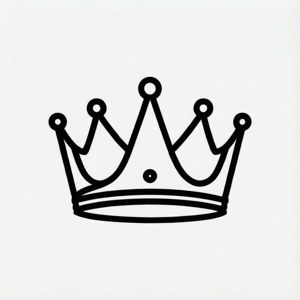 Line Art Crown
