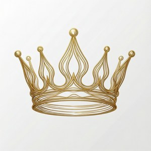 Line Art Crown