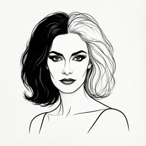 Line Art Cruella