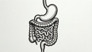 Line Art Digestive Tract