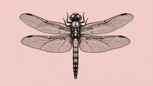 Line Art Dragonfly