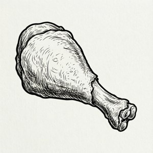 Line Art Drumstick