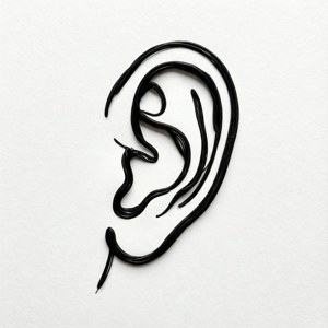 Line Art Ear