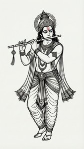 Line Art Flute