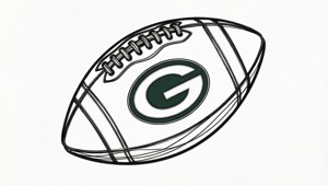 Line Art Football