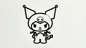 Line Art Kuromi