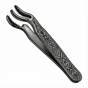 Line Art Lash Tweezer