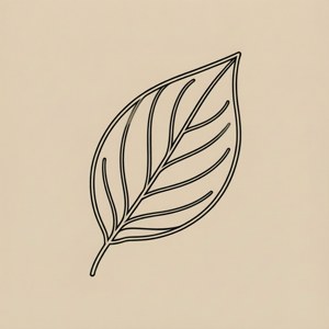 Line Art Leaf