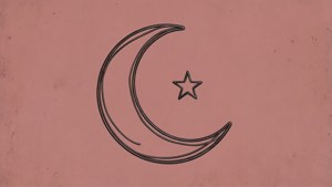 Line Art Moon