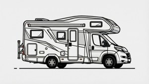 Line Art Motorhome