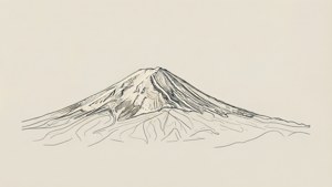 Line Art Mountain