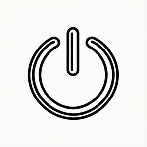 Line Art Off Icon