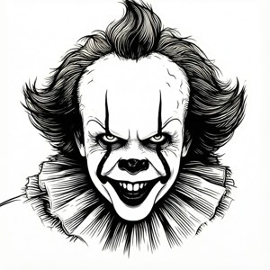 Line Art Pennywise