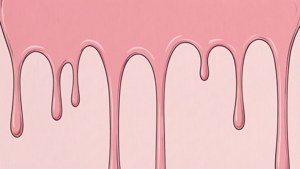 Line Art Pink Drip